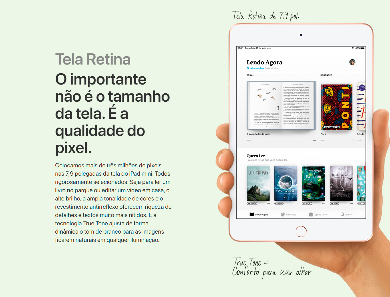 iPad mini 5 Apple, Tela Retina, 64GB, Cinza Espacial, Wi-Fi - MUQW2BZ/A